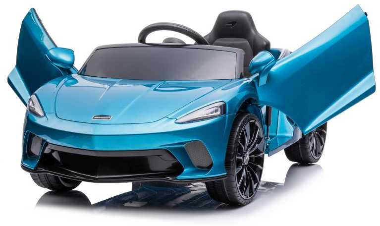 Lean Cars Vienvietis elektromobilis vaikams McLaren GT 12V, mėlynas blizgus