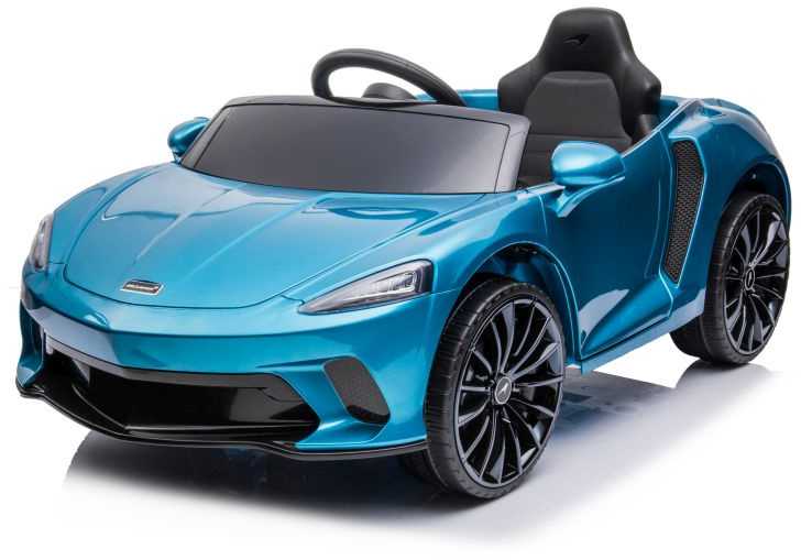 Lean Cars Vienvietis elektromobilis vaikams McLaren GT 12V, mėlynas blizgus