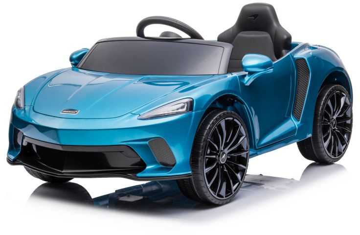 Lean Cars Vienvietis elektromobilis vaikams McLaren GT 12V, mėlynas blizgus