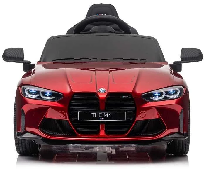 Vienvietis vaikiškas elektromobilis Lean cars BMW M4, raudonas
