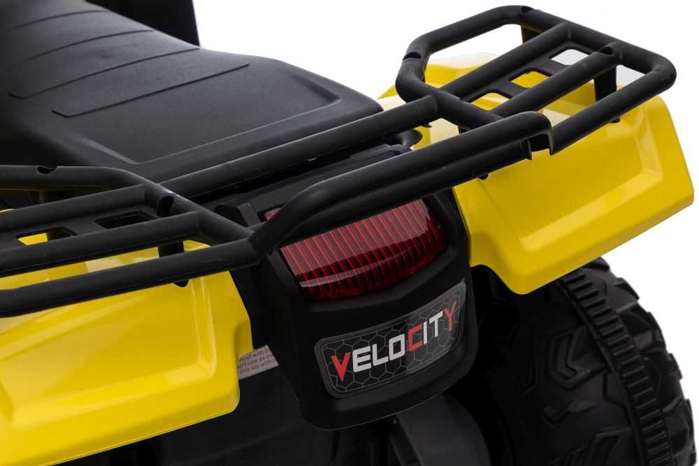 Lean Cars Elektrinis keturratis JC915 geltonos spalvos