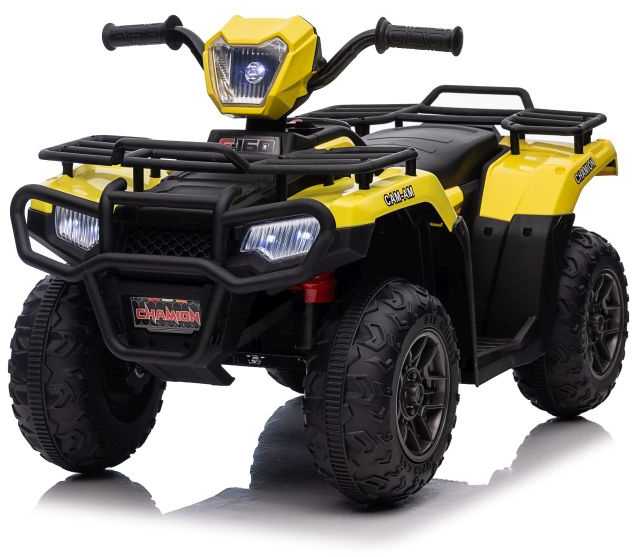 Lean Cars Elektrinis keturratis JC915 geltonos spalvos