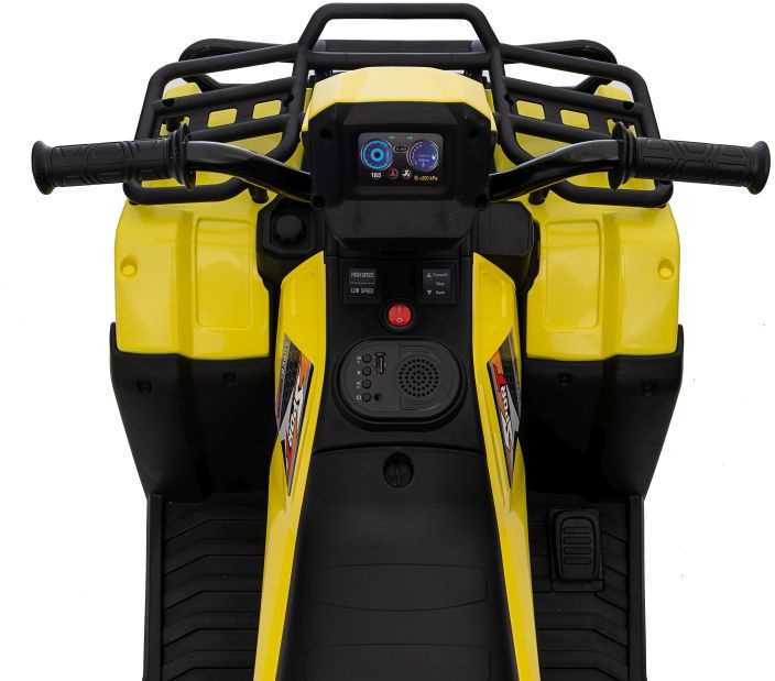 Lean Cars Elektrinis keturratis JC915 geltonos spalvos