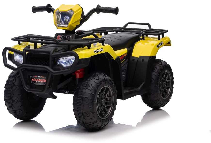 Lean Cars Elektrinis keturratis JC915 geltonos spalvos