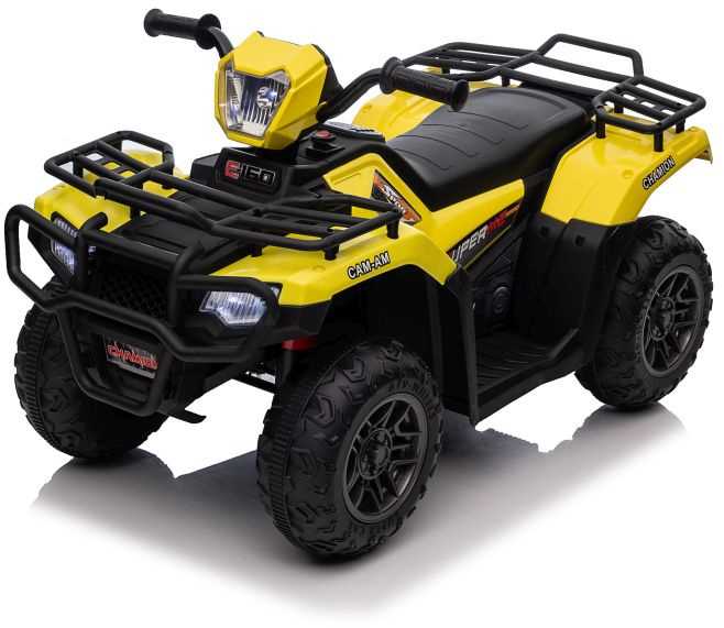 Lean Cars Elektrinis keturratis JC915 geltonos spalvos