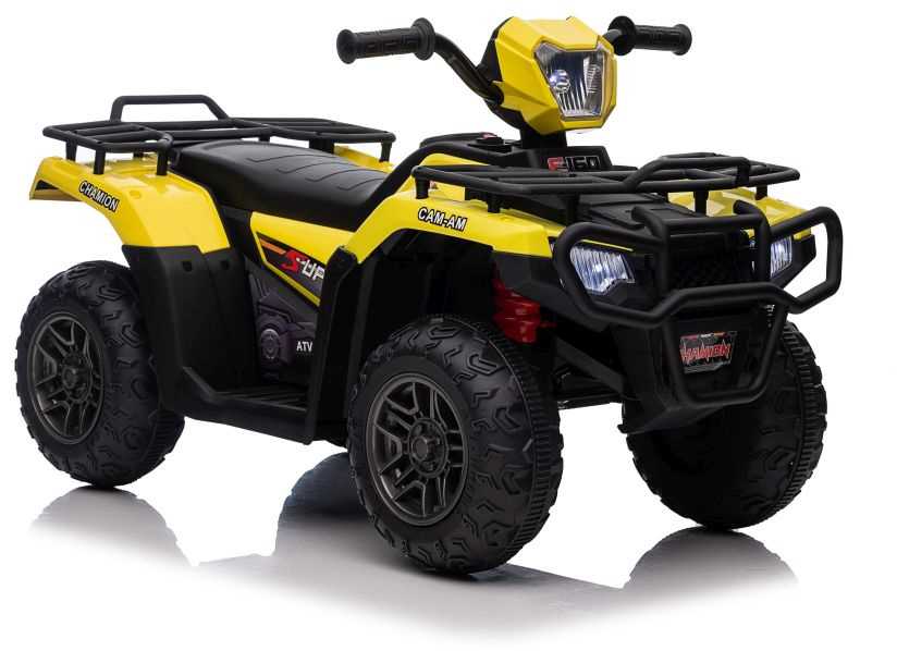 Lean Cars Elektrinis keturratis JC915 geltonos spalvos