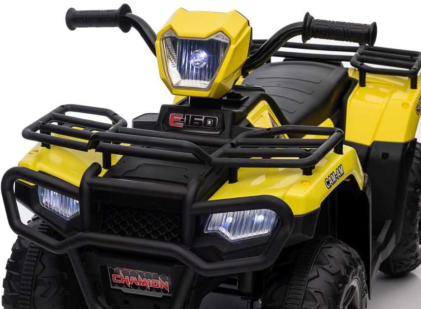 Lean Cars Elektrinis keturratis JC915 geltonos spalvos