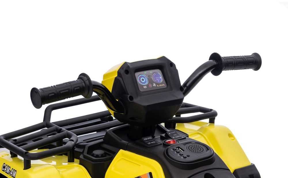 Lean Cars Elektrinis keturratis JC915 geltonos spalvos
