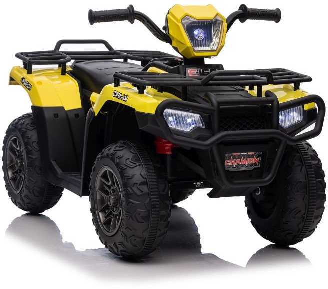 Lean Cars Elektrinis keturratis JC915 geltonos spalvos