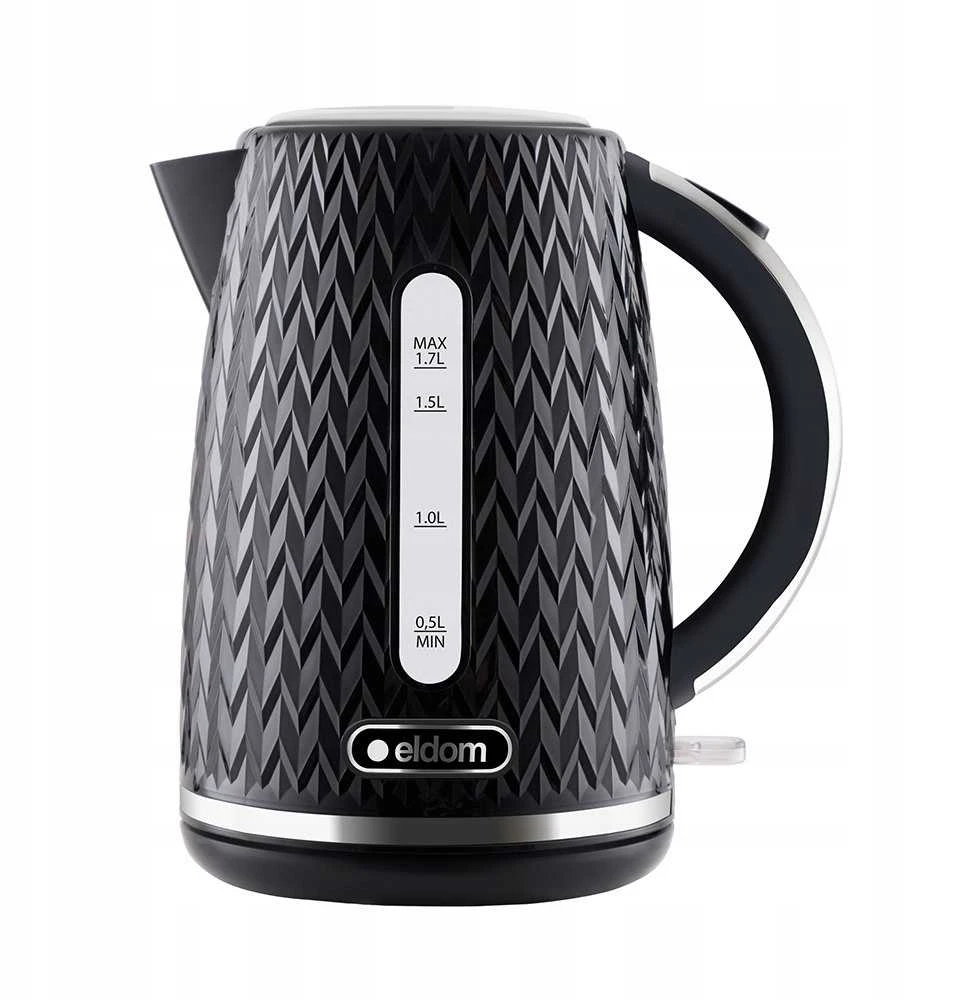 Cordless electric virdulys C260 NELO juodas ELDOM 1.7 L