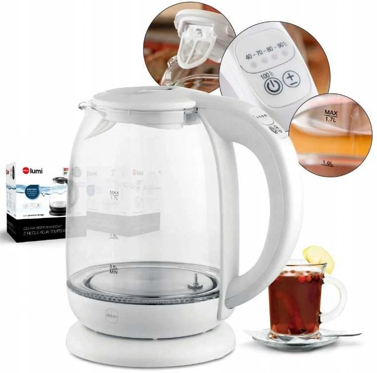 ELDOM C510 virdulys su temperatūros reguliavimu 1,7 l