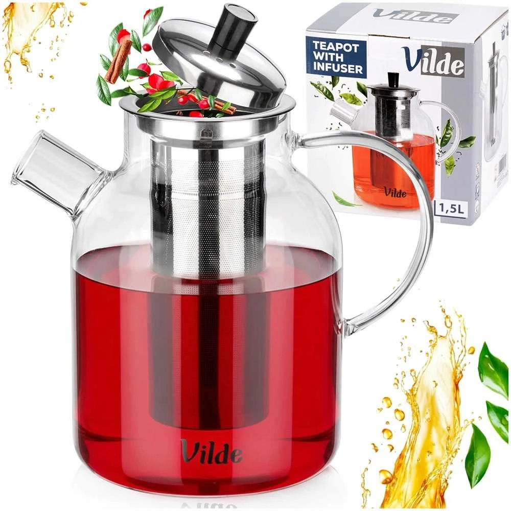 Virdulys su nerūdijančio plieno filtravimo sistema Vilde 1,5 l