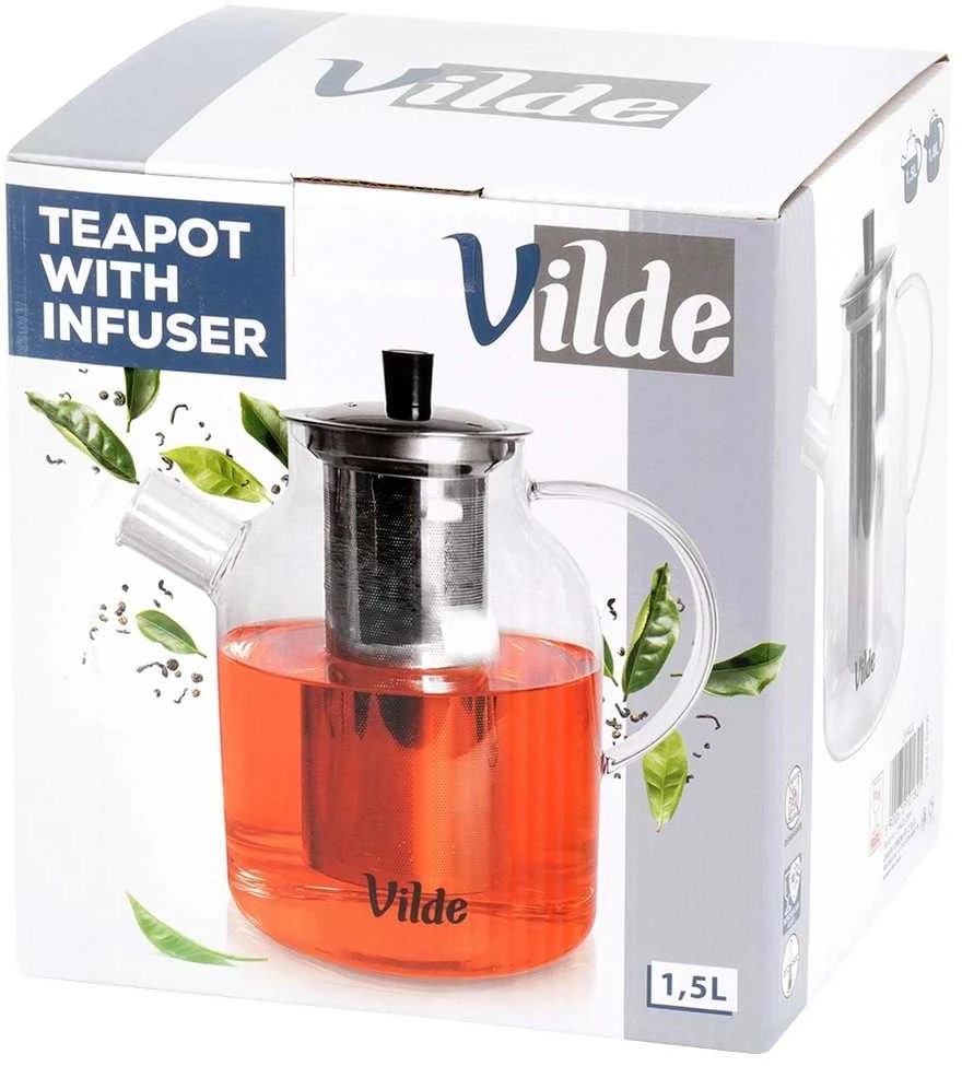 Virdulys su nerūdijančio plieno filtravimo sistema Vilde 1,5 l
