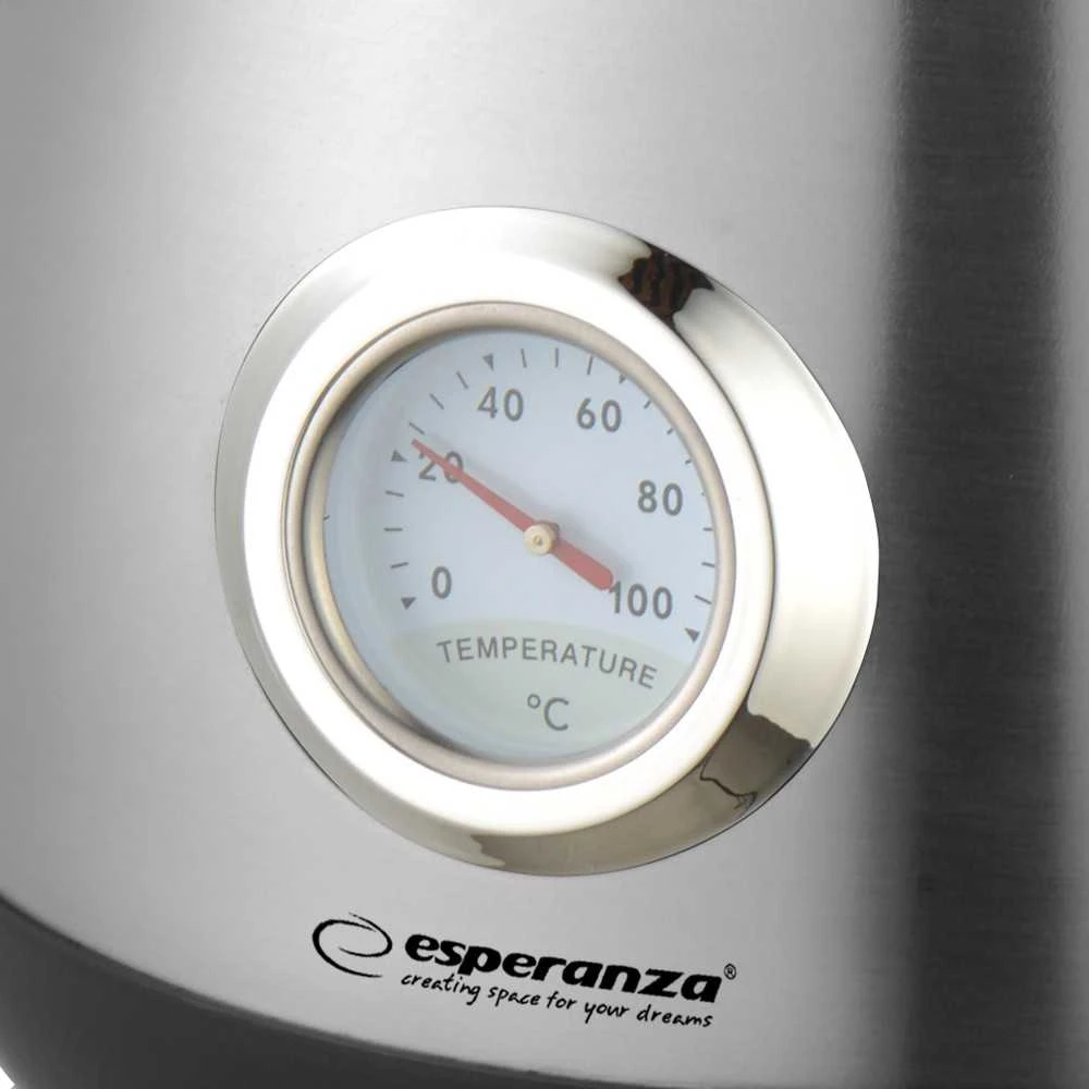 Esperanza EKK029 electric virdulys 1.7 L 2200 W Juodas, Steel