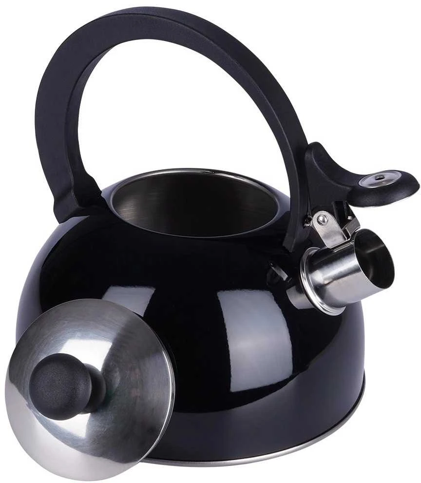 Orion Virdulys su švilpuku 1,5 L plieno juodas