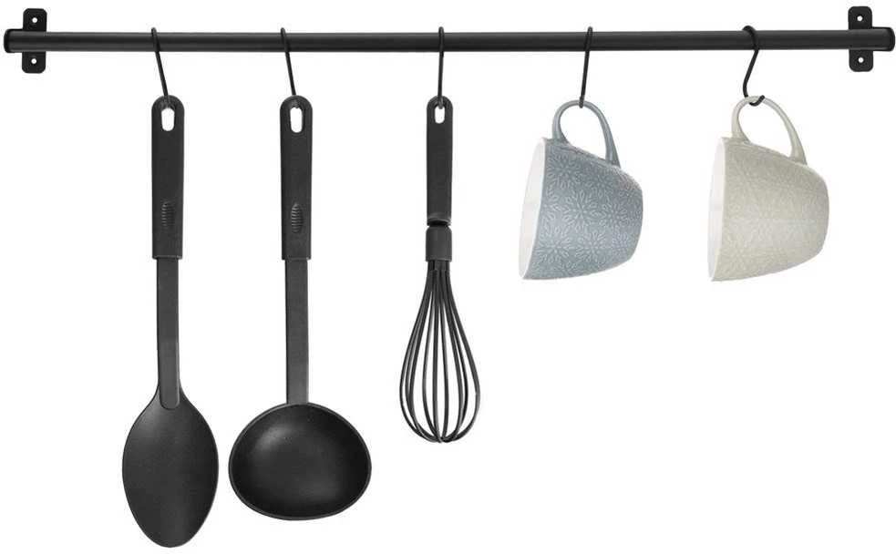 Orion Virtuvės įrankių kabykla 78,5 cm Juoda