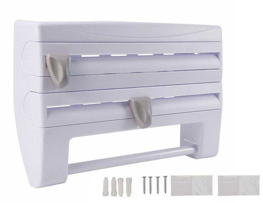 4in1 kitchen organizer for foil and paper