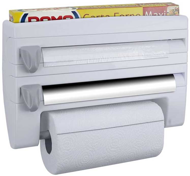 4in1 kitchen organizer for foil and paper