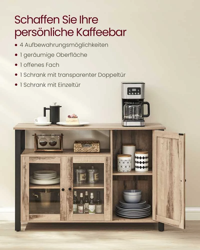 Songmics Virtuvės spintelė 33 × 110 × 75 cm