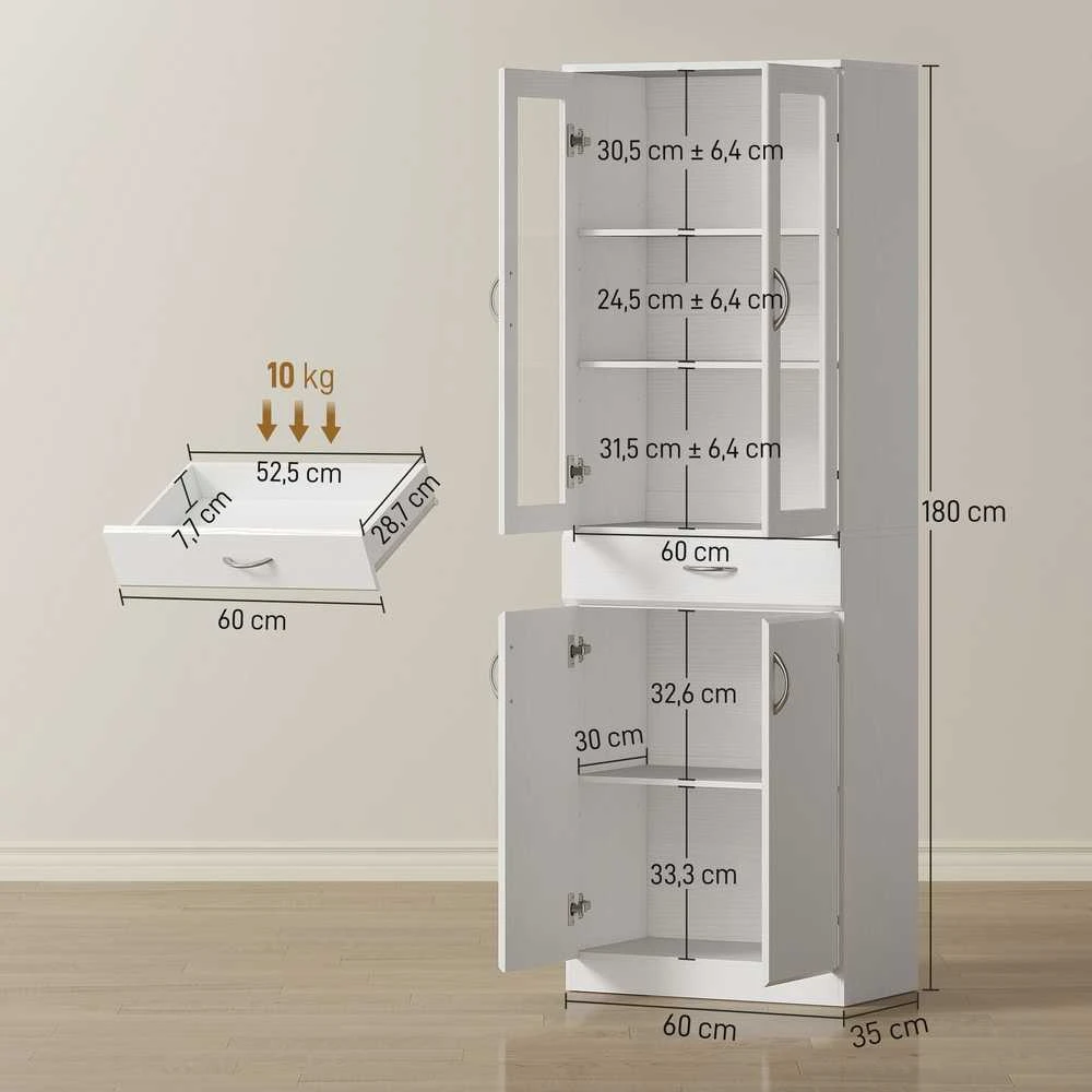 Virtuvės spintelė 60 × 35 × 180 cm