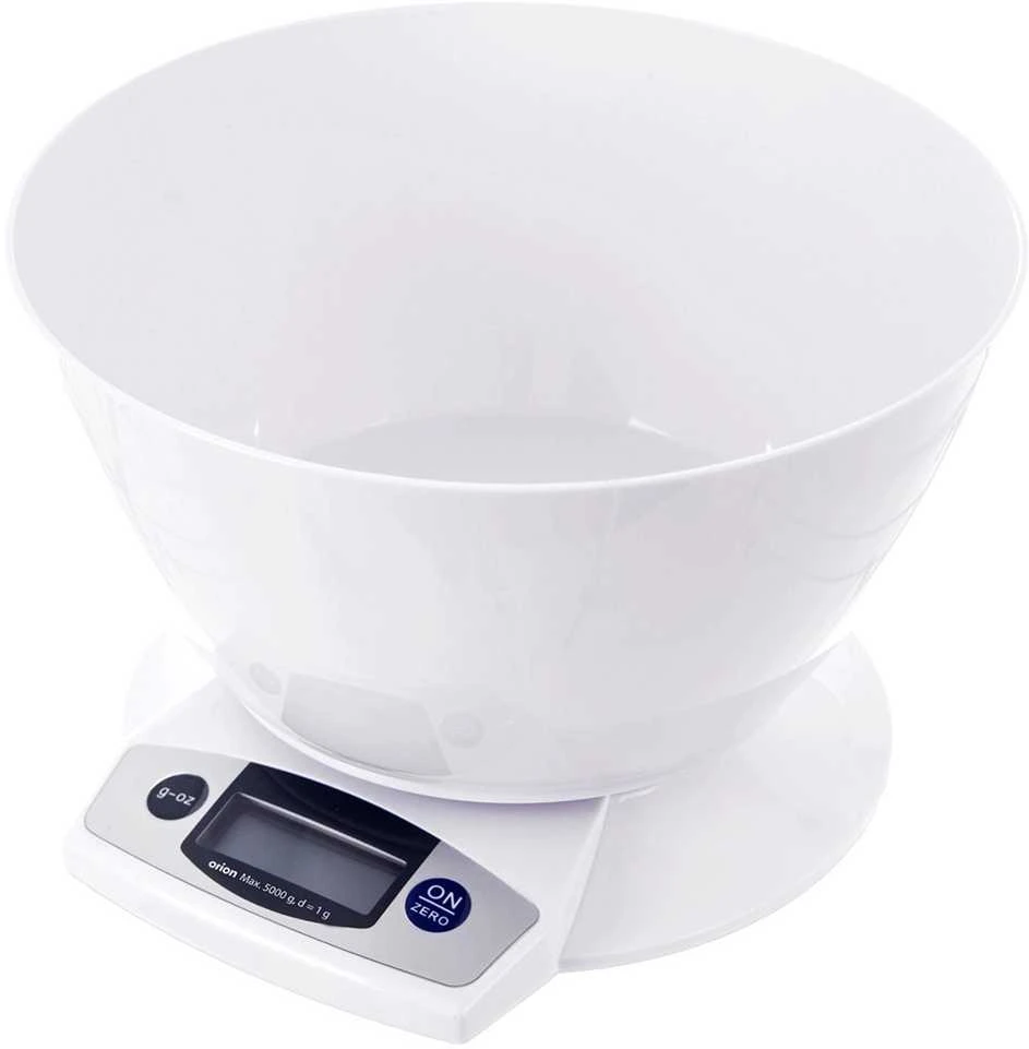 Virtuvinės svarstyklės Orion Elektroninė virtuvės svarstyklė 5kg su 2,5l dubeniu
