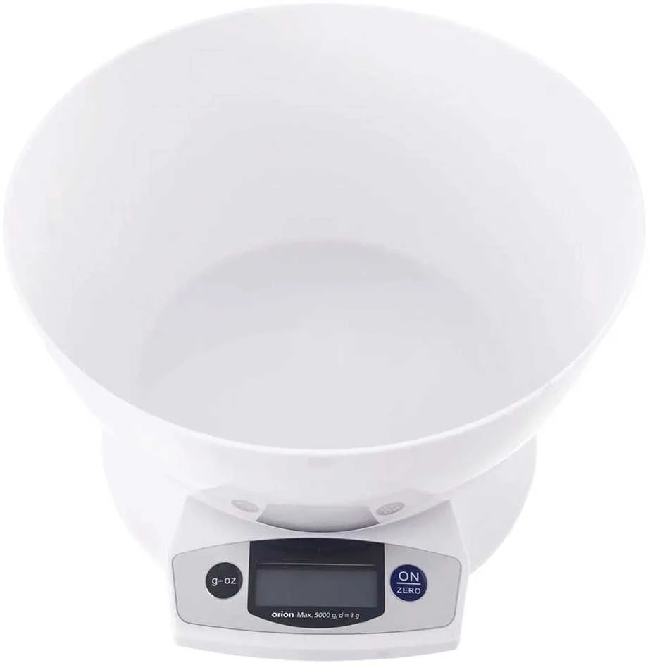 Virtuvinės svarstyklės Orion Elektroninė virtuvės svarstyklė 5kg su 2,5l dubeniu