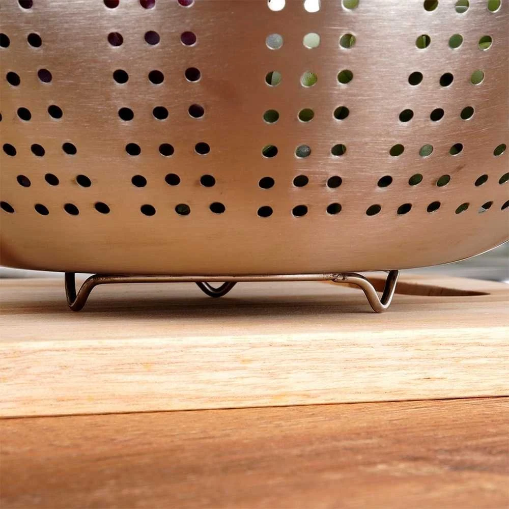 Mondex Plieninis koštuvas su dubeniu 28 cm