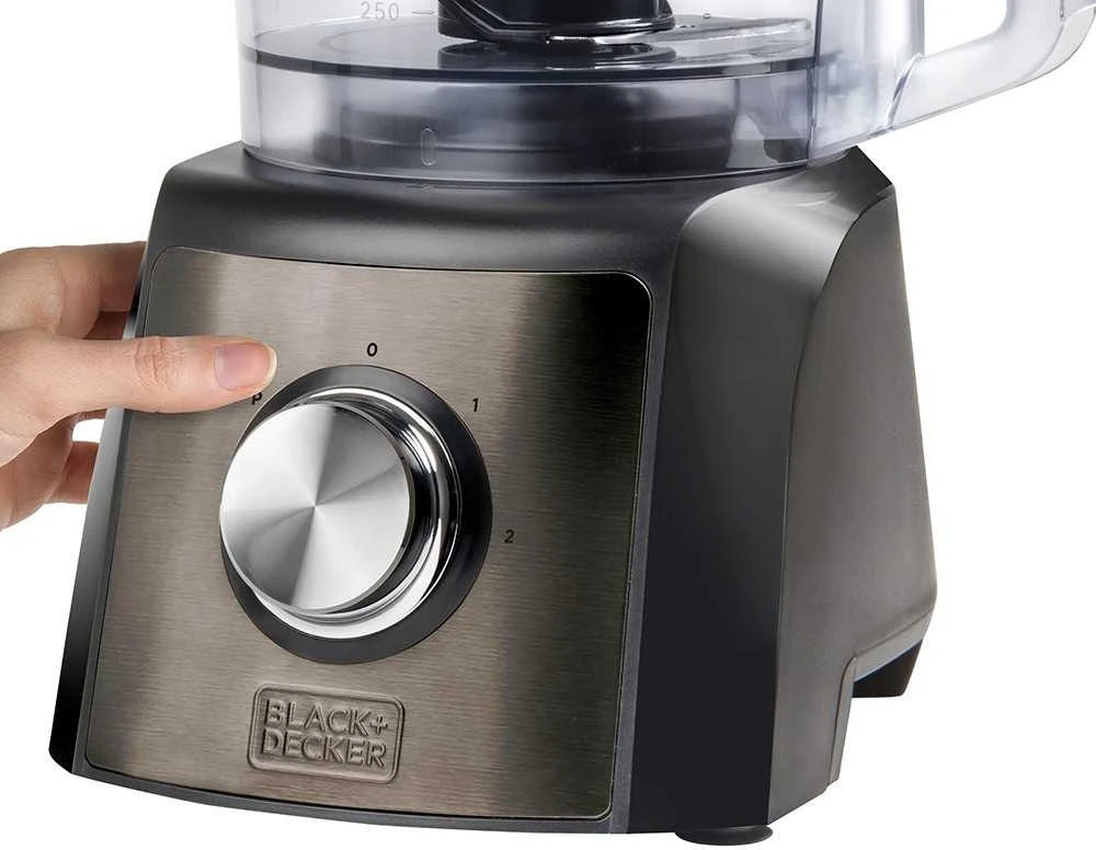 Virtuvinis kombainas Black & Decker juodas+decker Food processor Juodas & Decker BXFPA1200E (1200W)