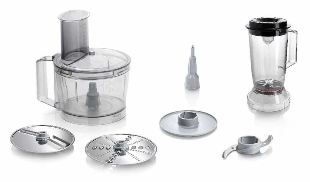 Virtuvinis kombainas Bosch | Food processor | MCM3201B | 800 W | Greičių skaičius 2 | Bowl capacity 2,3 L | Ice crushing | Maišytuvas | Juodas