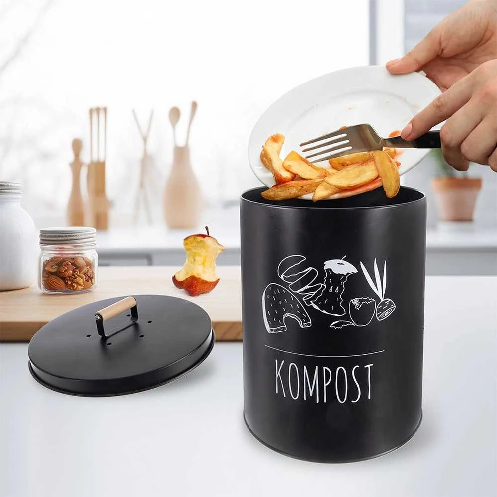Excellent Housware Virtuvinis kompostavimo indas su filtru 8 l