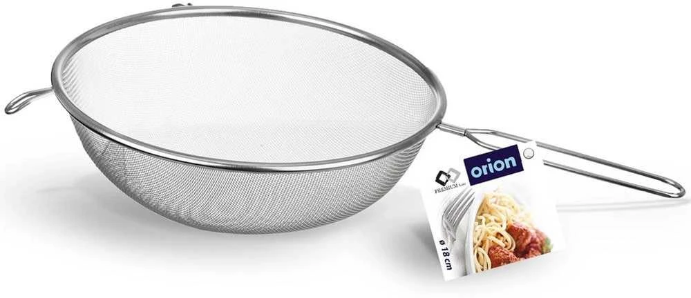 Orion Plieninis sietelis 18 cm su rankena