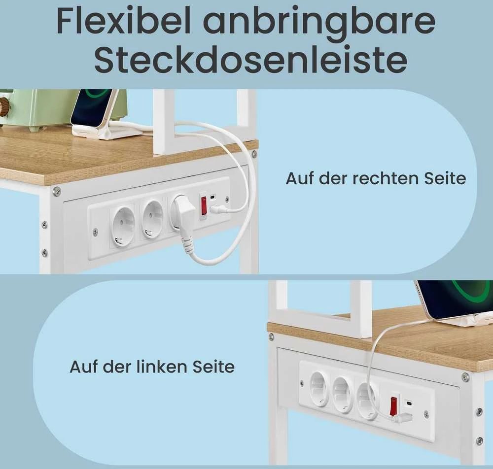 Songmics Virtuvinis stelažas 40 x 80 x 168,4 cm