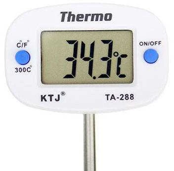 Virtuvinis termometras su LCD ekranu