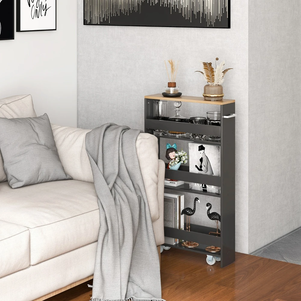 Virtuvinis vežimėlis 48 x 12.5 x 81 cm