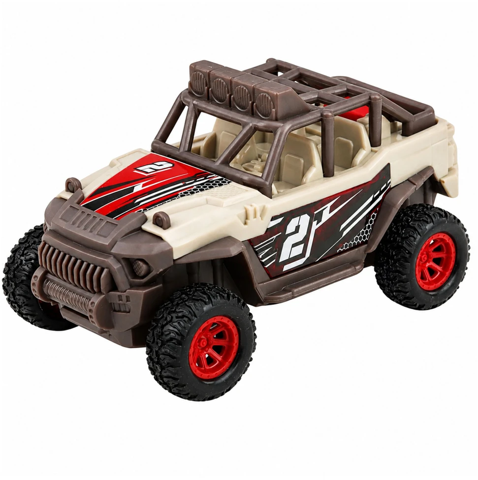 Lean Toys Visureigių bagių rinkinys su šviesos ir garso efektais, 2 vnt., 14 cm