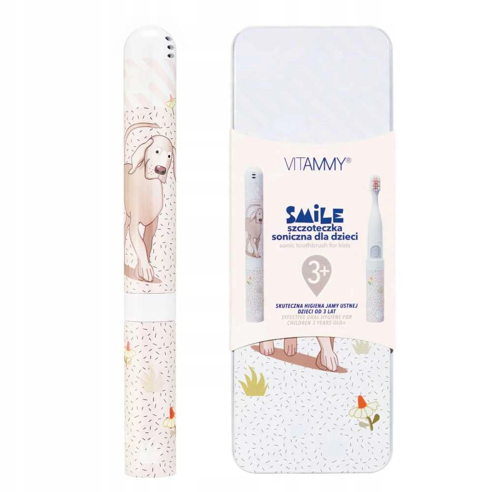 Vitammy Smile dantų šepetėlis su dėklo pakuote