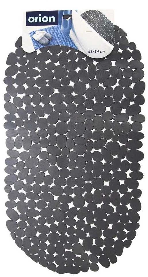 Aptel Orion neslystantis vonios kilimėlis 68x34 cm pilkas