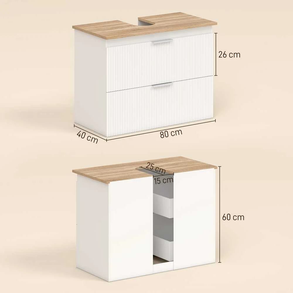 Vonios spintelė 80 cm
