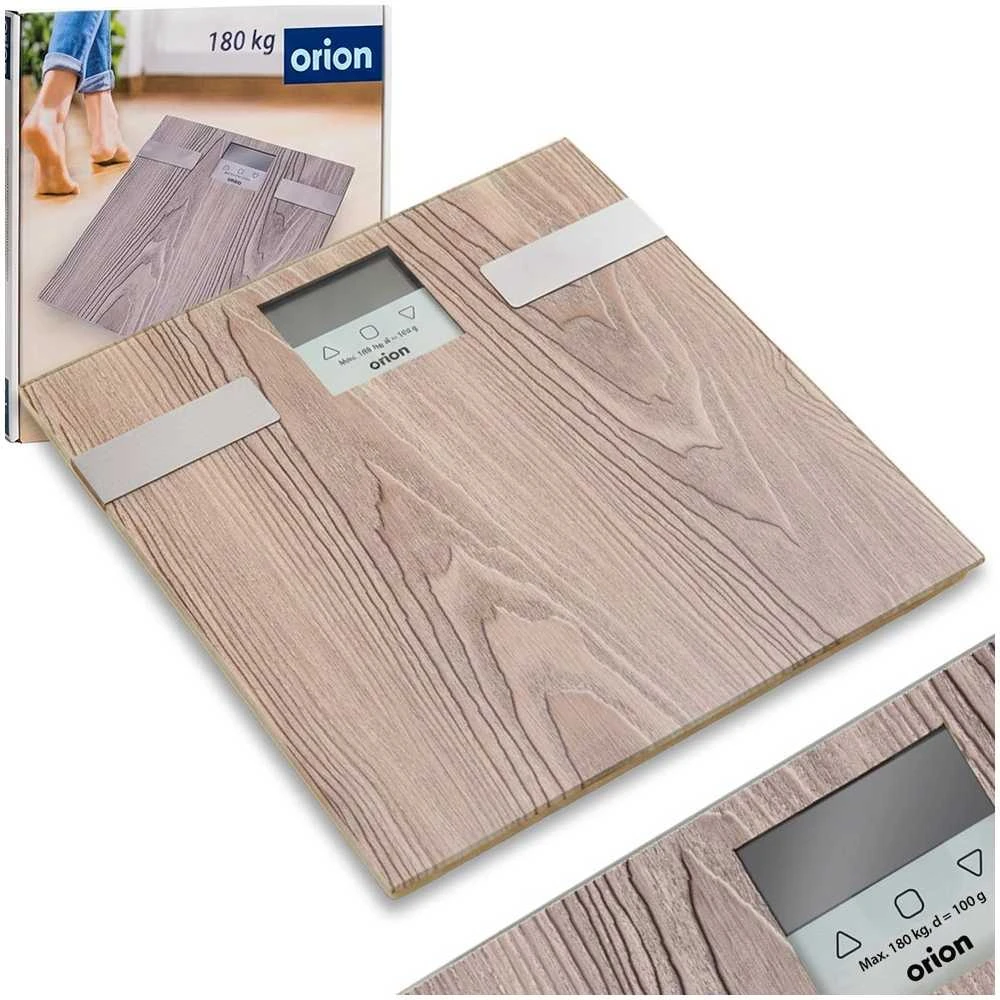 Orion vonios svarstyklės stiklinės 180 kg su automatinėmis funkcijomis