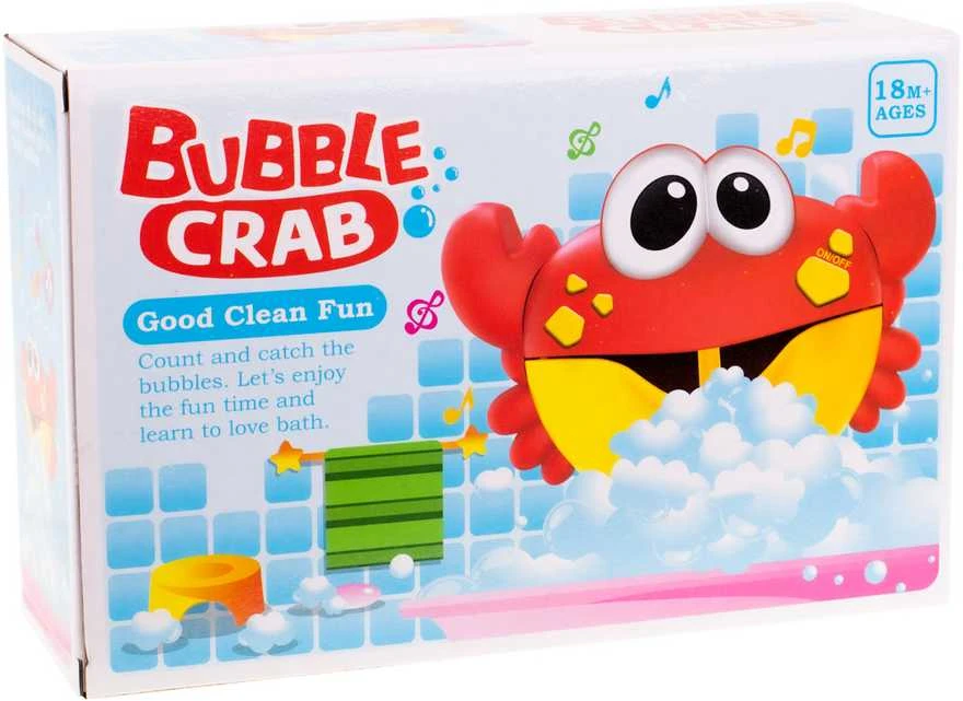 Ikonka Vonios žaislas - burbulus gaminantis krabas