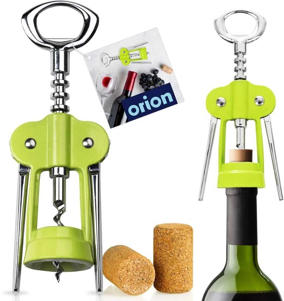 Orion Vyno butelių atidarytuvas metalinis 18,5 cm, praktiškas ir patogus