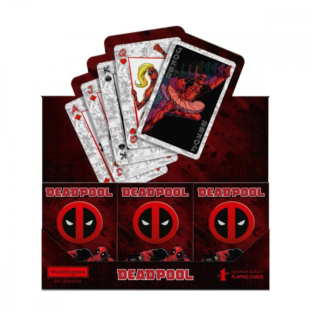 Winning Moves Deadpool Žaidimo kortos Waddingtons No.1 (Anglų)