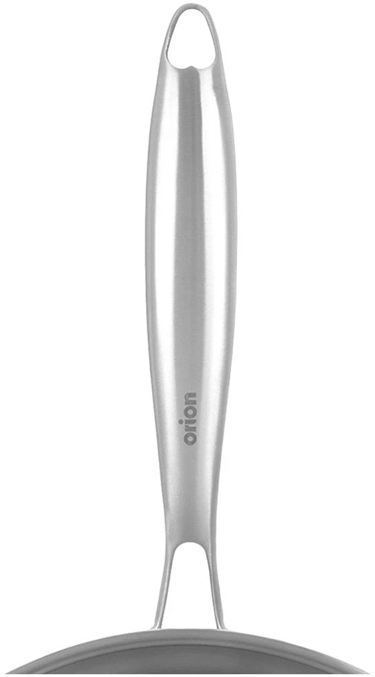 Wok keptuvė iš trijų sluoksnių nerūdijančiojo plieno, sidabrinė, 30 cm