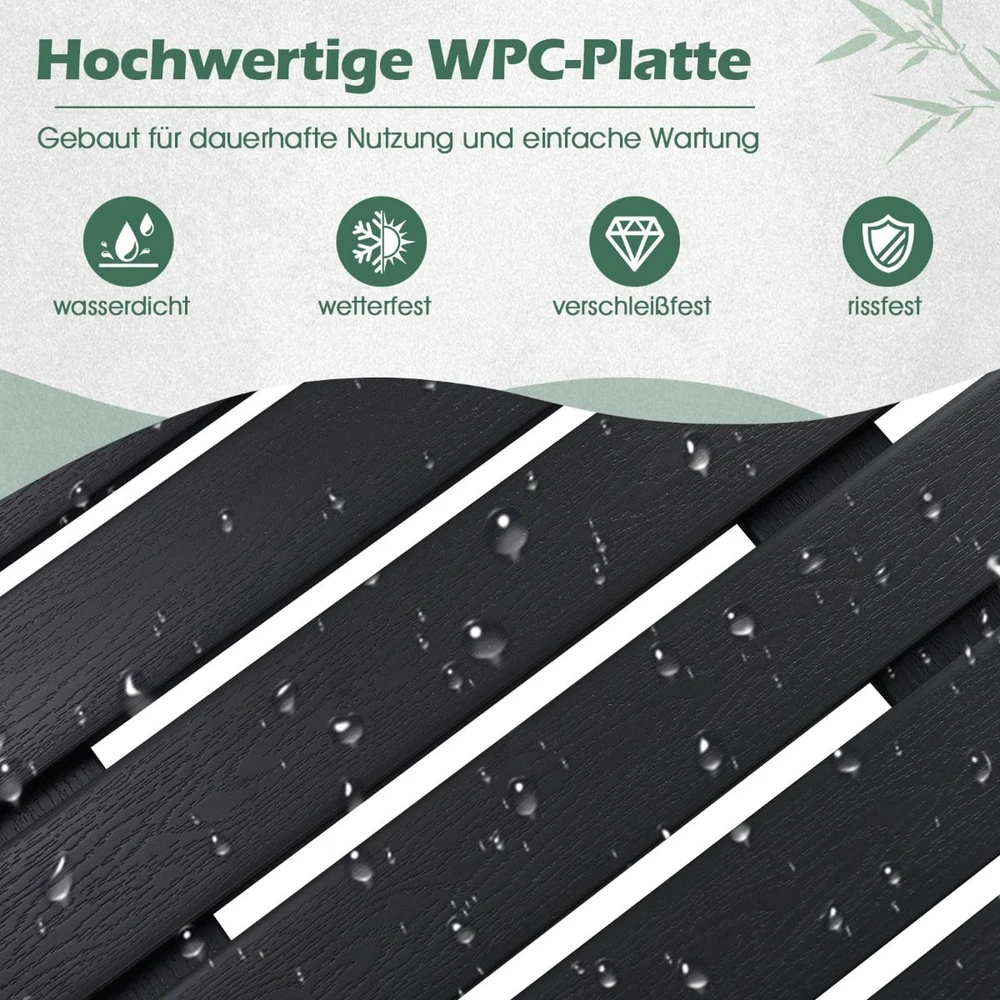 WPC grindų plokštė 100 x 60 x 2.5 cm