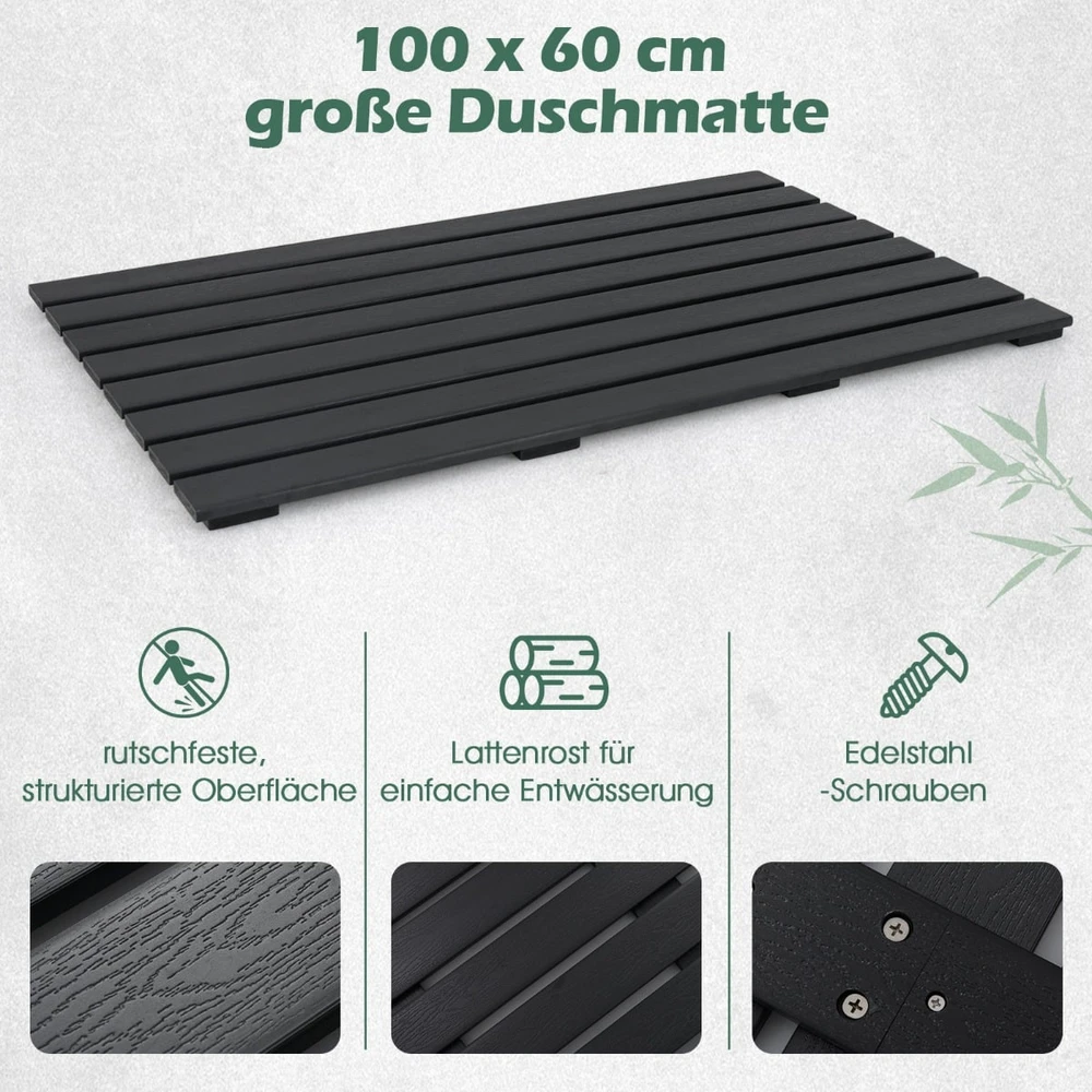 WPC grindų plokštė 100 x 60 x 2.5 cm
