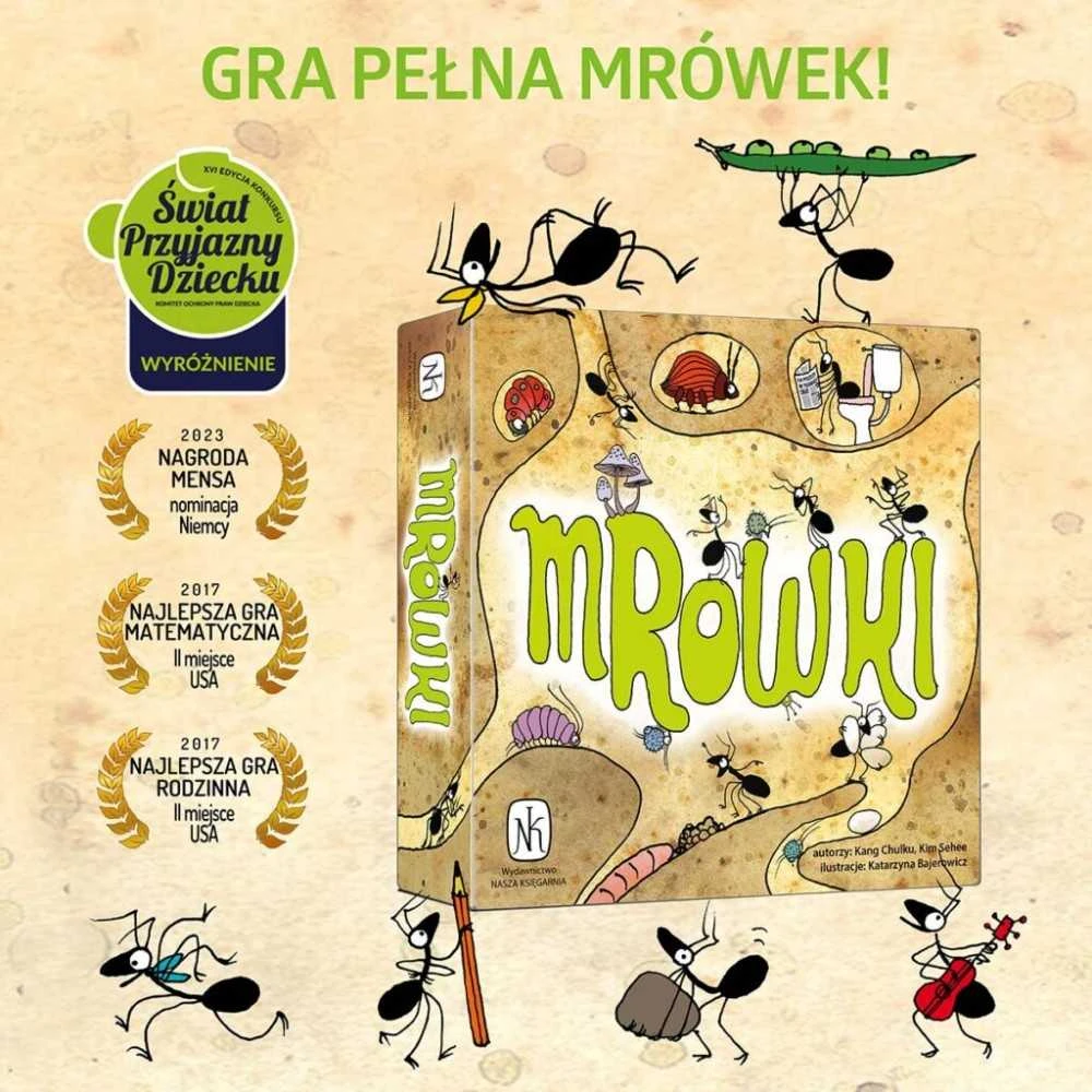 Nasza Ksiegarnia Žaidimas Skruzdėlės