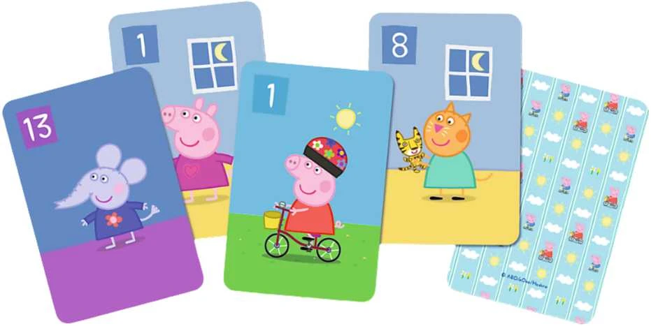 Peppa Pig TREFL Kortų žaidimas „Kiaulytė Pepa“