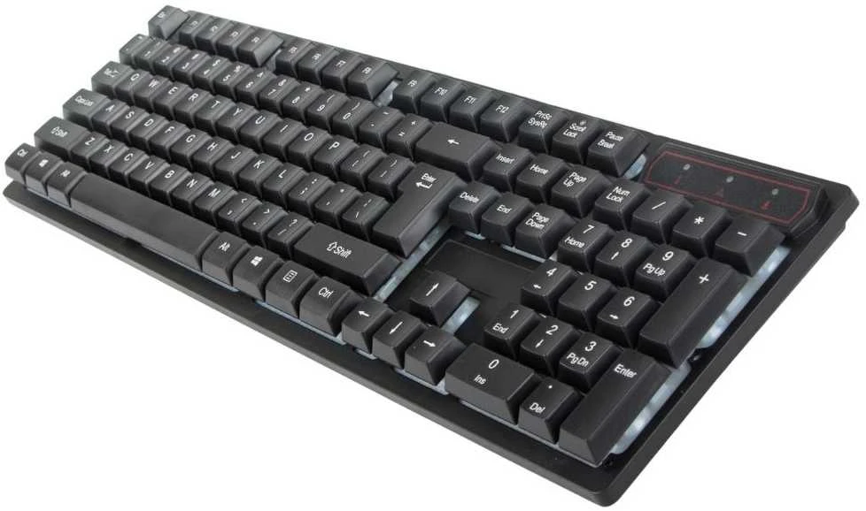 Žaidimų klaviatūra su RGB apšvietimu, USB, 104 klavišų