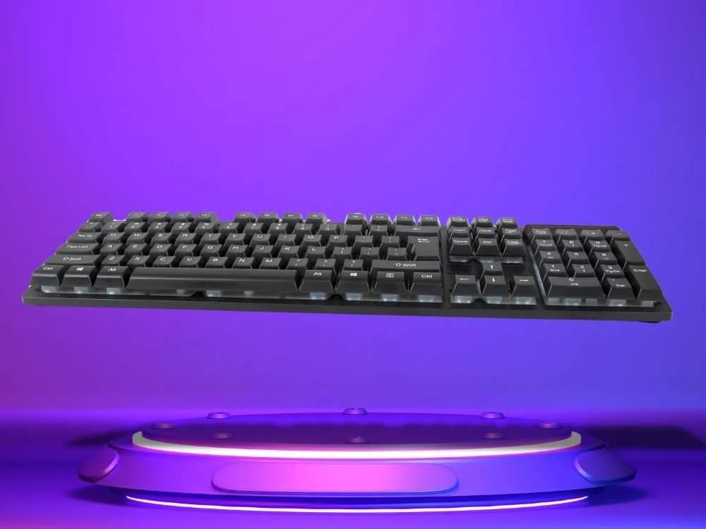 Žaidimų klaviatūra su RGB apšvietimu, USB, 104 klavišų