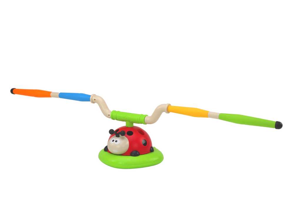 Lean Toys Žaislas boružėlė 3in1 su šokdyne, Taikiniu ir Raketų Paleidimo Funkcija
